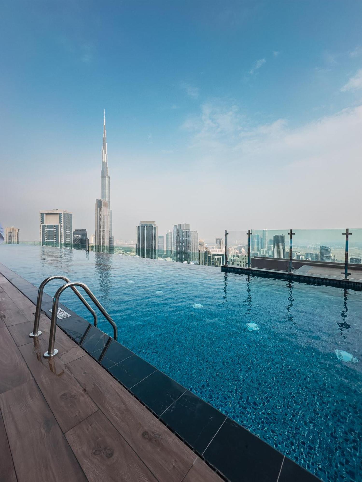 Aliving Luxury 2Br With Infinity Pool At Paramount Hotel Midtown Close To Dubai Mall & Burj Khalifa Buitenkant foto
